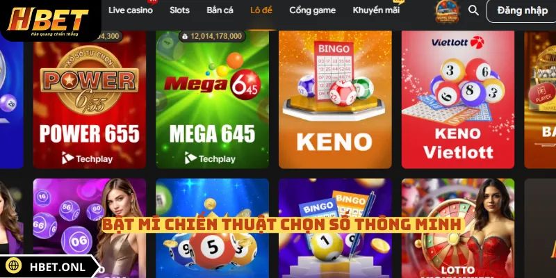 Bật mí chiến thuật chọn số thông minh 