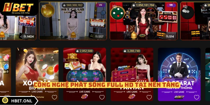 Công nghệ phát sống Full HD tại nền tảng 