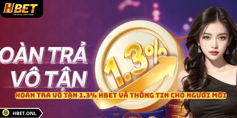 Hoàn trả vô tận 1.3% HBET và thông tin cho người mới 