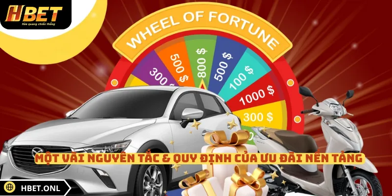 Một vài nguyên tắc & quy định của ưu đãi nền tảng 