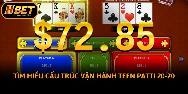 Tìm hiểu cấu trúc vận hành Teen Patti 20-20